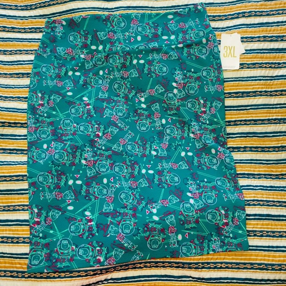 3x Lula Roe Toy Story Cassie skirt